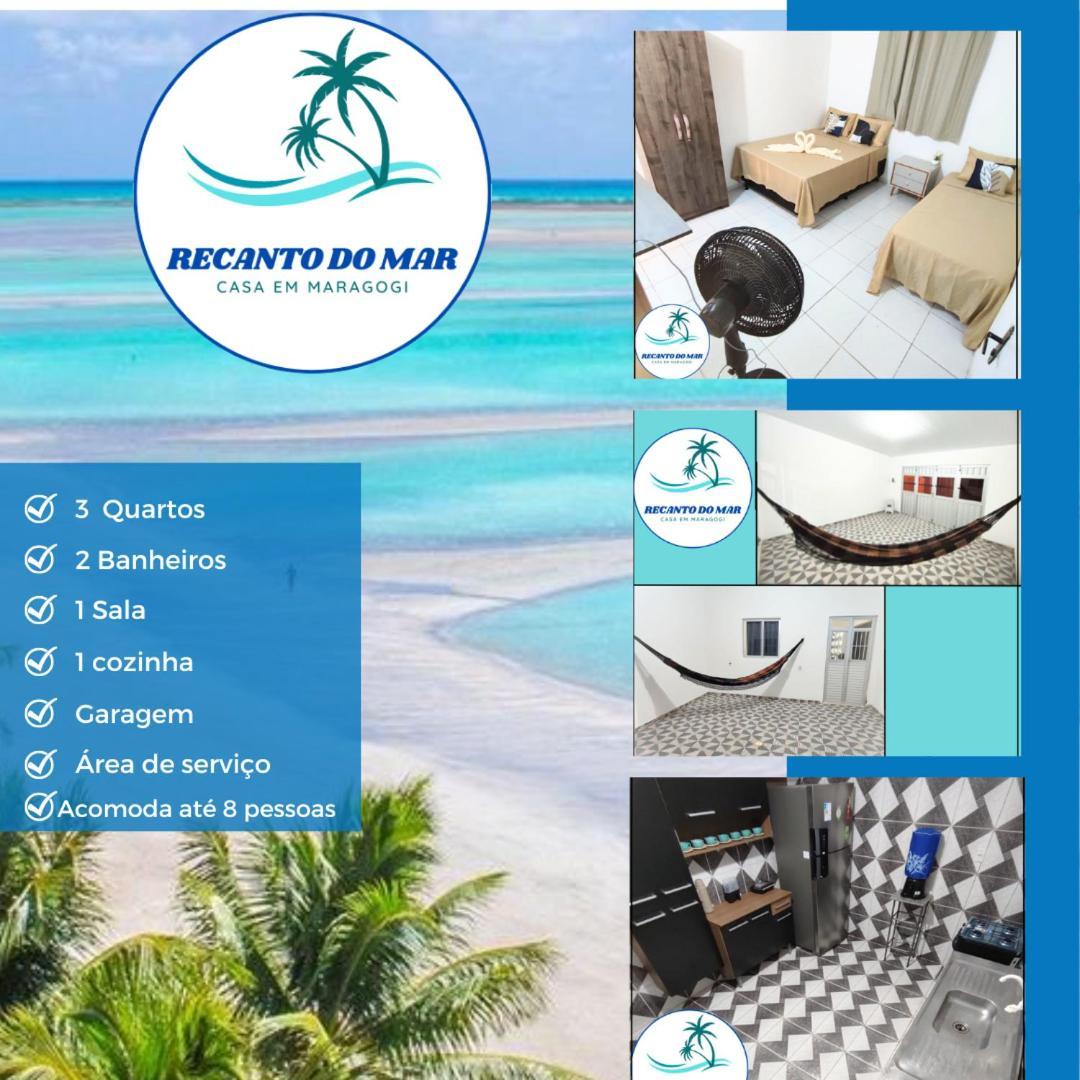 Recanto Do Mar- Casa Em Марагожи Экстерьер фото